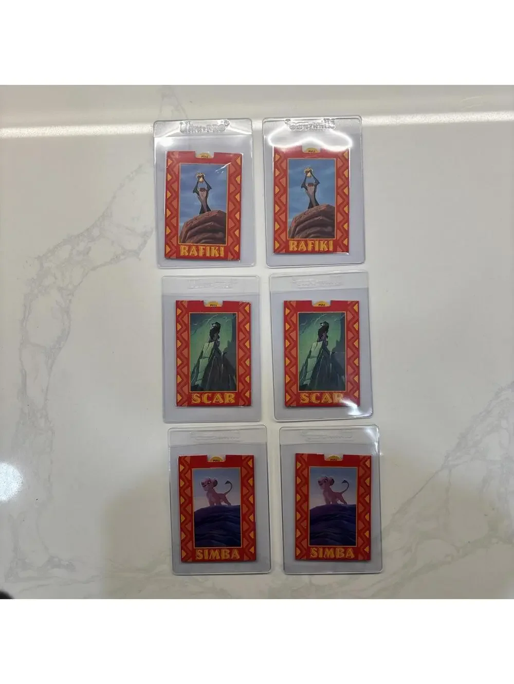 Skybox The Lion King Pull Tabs Lot Of 6: P1, P2, P5